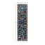 Tapis de couloir noué à la main de conception unique Serapi - bleu clair, 2 pi 7 po x 9 pi 6 po
