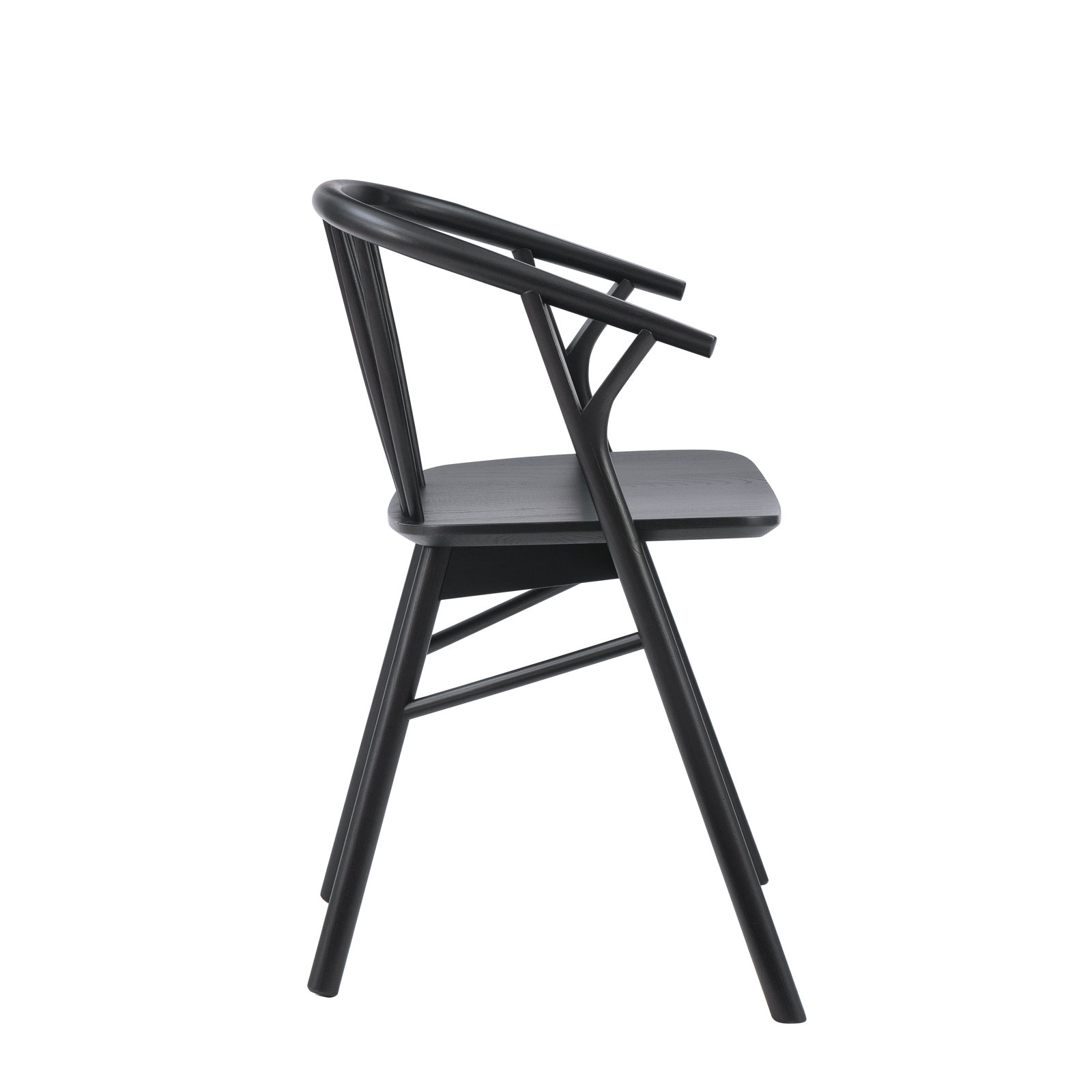 Fincher Dining Armchair, Black