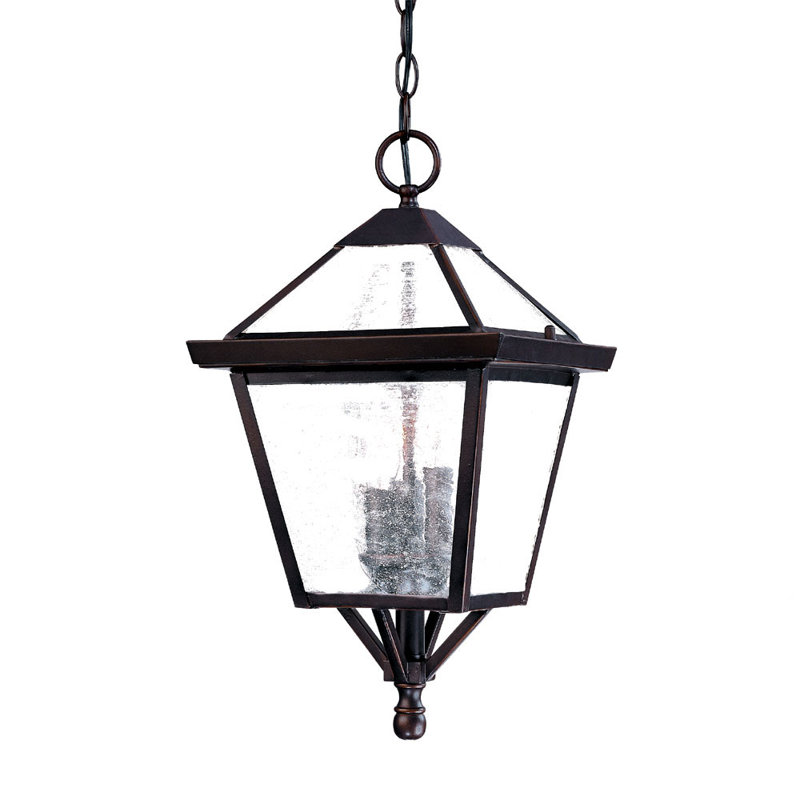 Ernestine 3 - Light Outdoor Hanging Lantern, Architectural Bronze