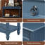 Console Table Sofa Table With Drawers For Entryway With Projecting Drawers And Long Shelf-493024927