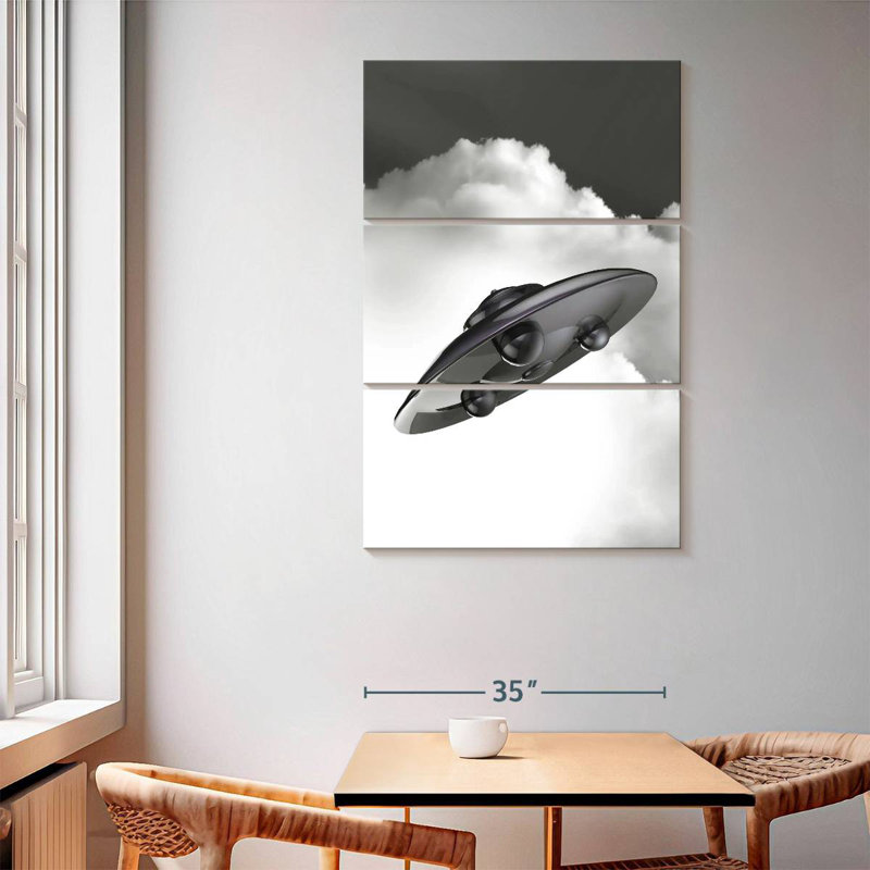Kelan Flying Saucer In The Clouds