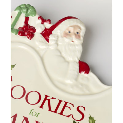 Holiday Cookies & Milk for Santa 2-Piece Set