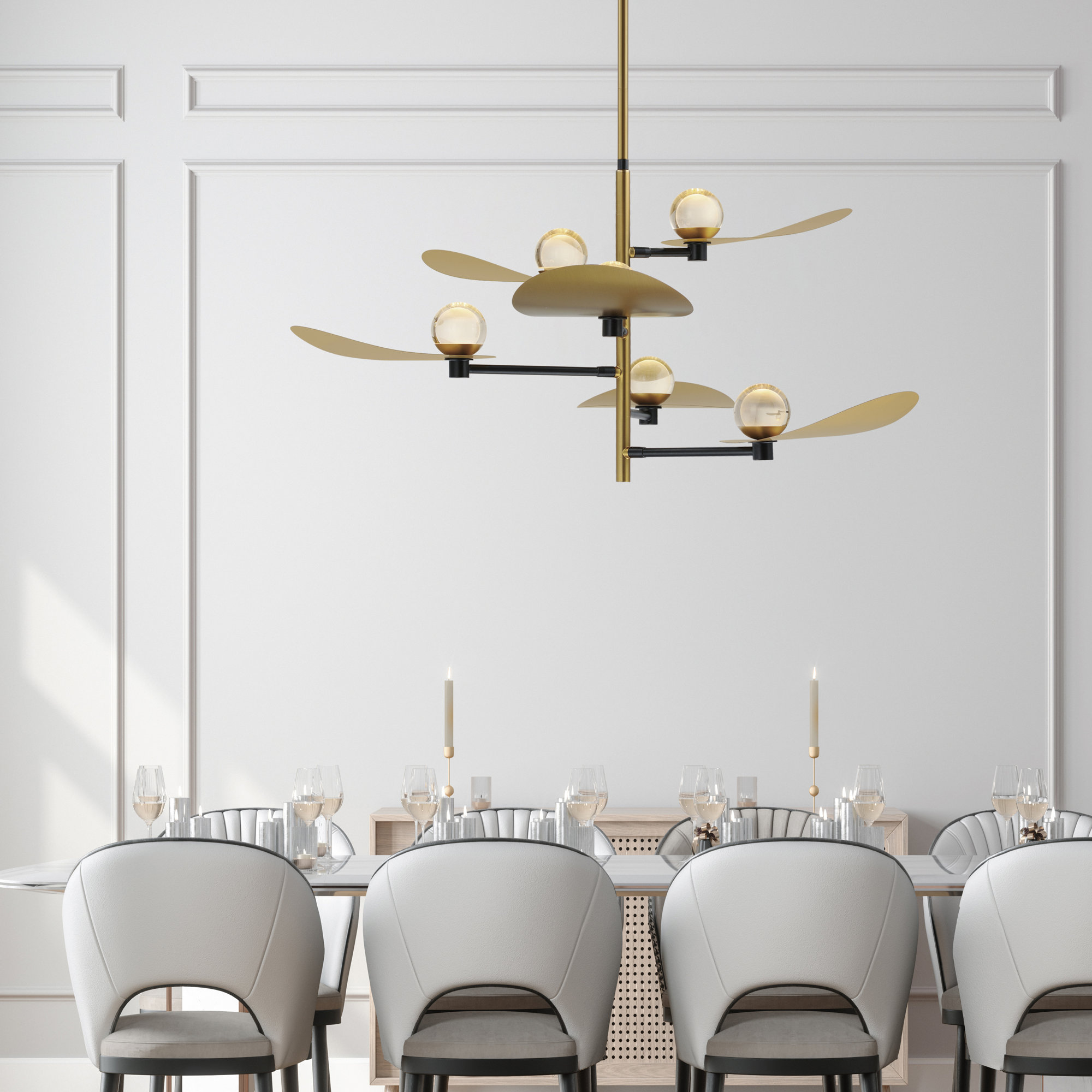 Chiron 6 Light LED Pendant