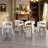 Modern Upholstered Barrel Dining Chairs-100845411
