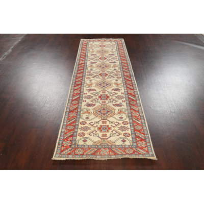 One-of-a-Kind 2'9" X 9'2" New Age Runner Wool Area Rug in