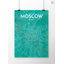 Moscow City Map - No Frame Print-741425733