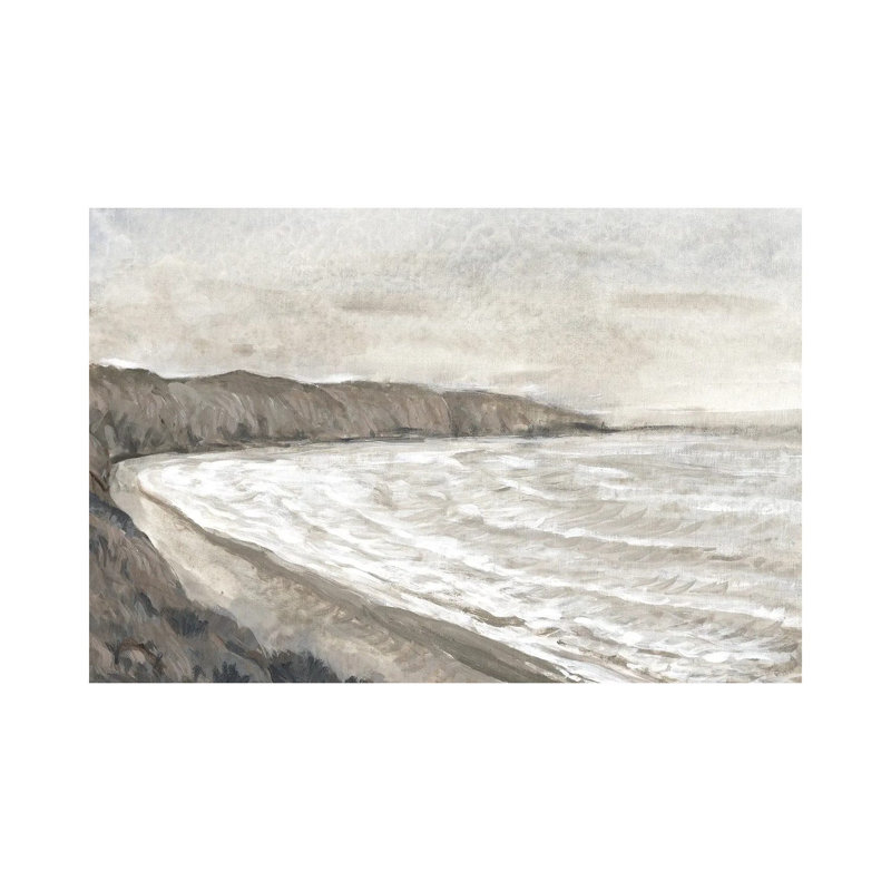 Coastal Shoreline I by Tim OToole - Gallery-Wrapped Canvas Giclée on Canvas, 20.32 cm H x 30.48 cm W, Canvas
