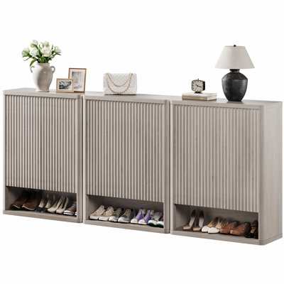 Cesiro 24-Pair Shoe Storage Cabinet