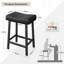 Upholstered Counter Stool with Metal Frame-2096244124-2096244112