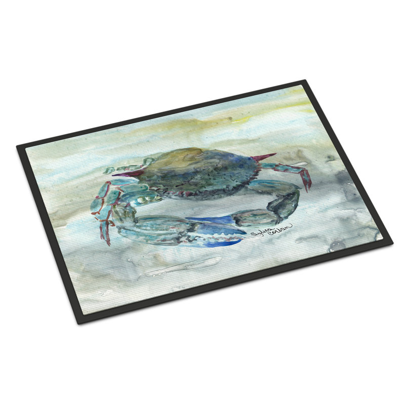 Chad Non-Slip Outdoor Doormat, Rectangle 1'5" x 2'2"