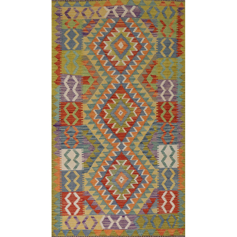 One-of-a-Kind Rectangle Lucinda Rectangle 3'6'' X 6'9'' Wool Area Rug