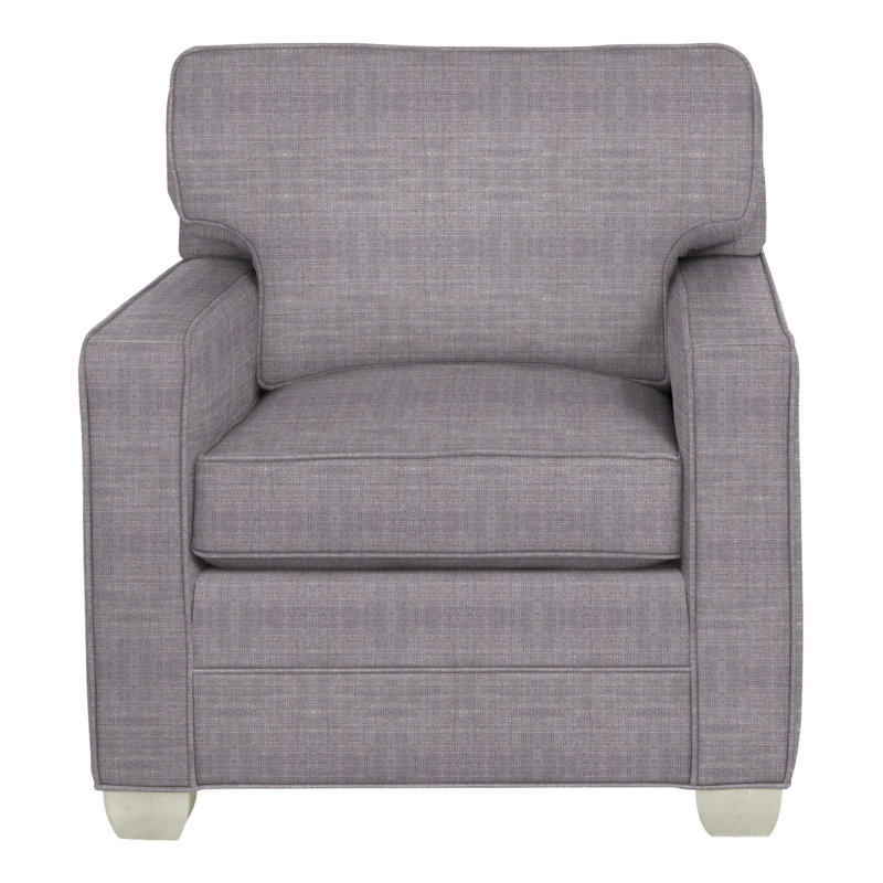 Chaise Hillcrest 37 ", Chenille nomade ardoise Crypton®, Wrenn