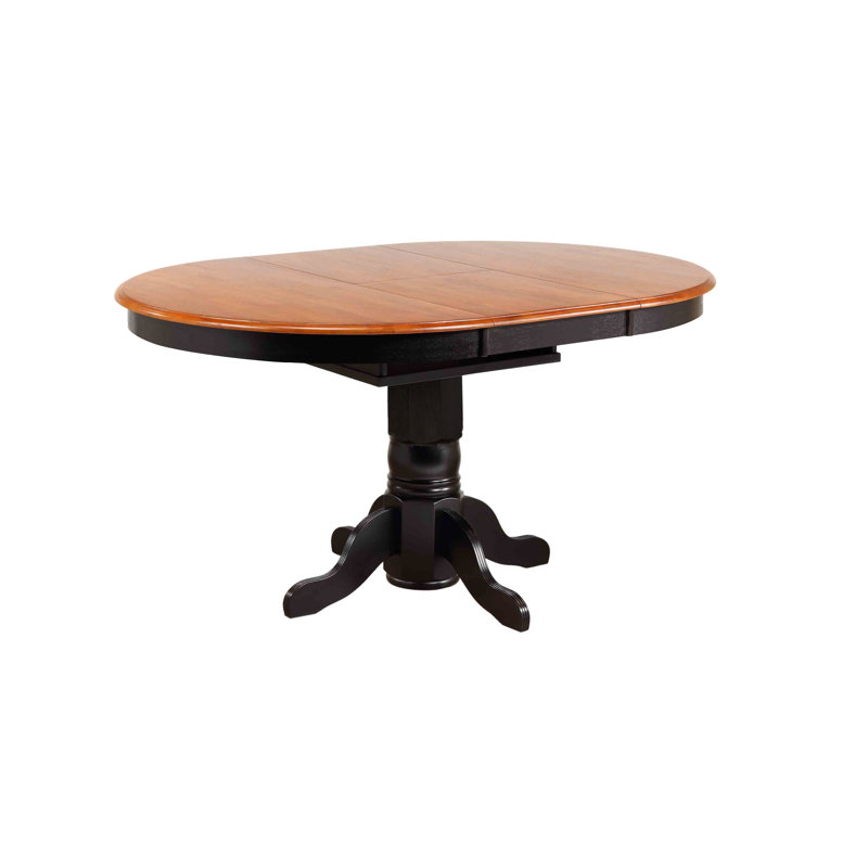 Table de pub Ashelman, Noir antique et cerise