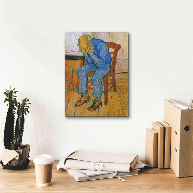 «Parshva Sorrowing Old Man On Canvas» par MASTERS Print, H 16 po x l 12 po x P 0,75 po