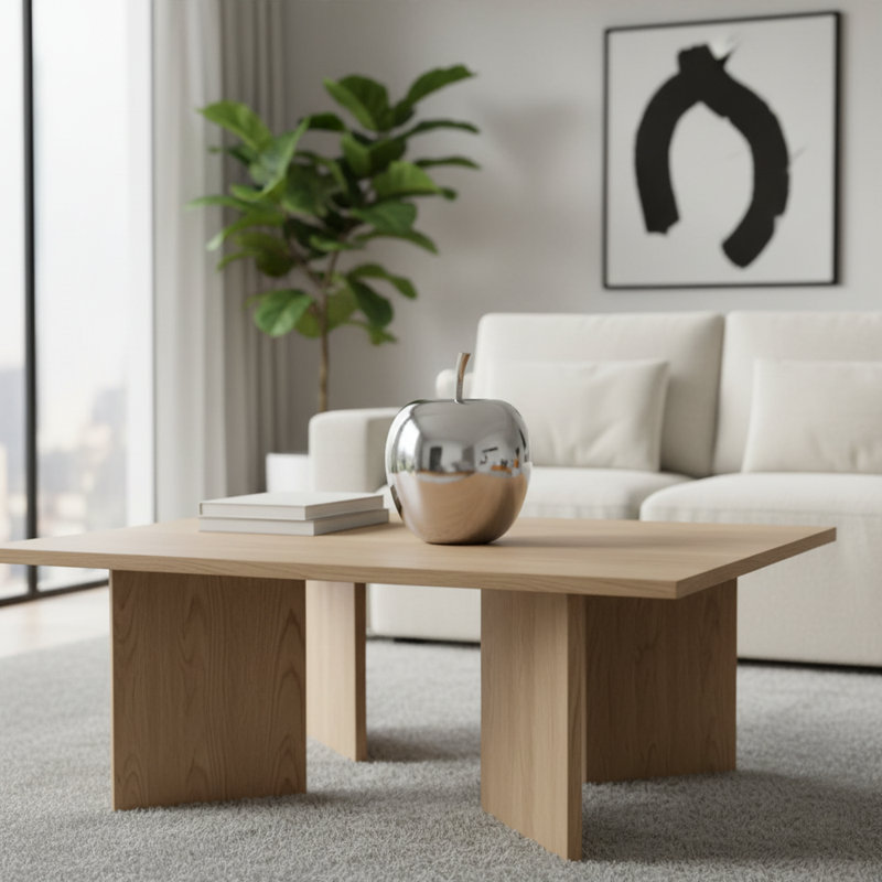 Sculpture de table Annebelle, H 8 po x l 6 po x P 6 po, Argent argent