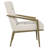 Kirra Upholstered Metal Arm Accent Chair-211025806