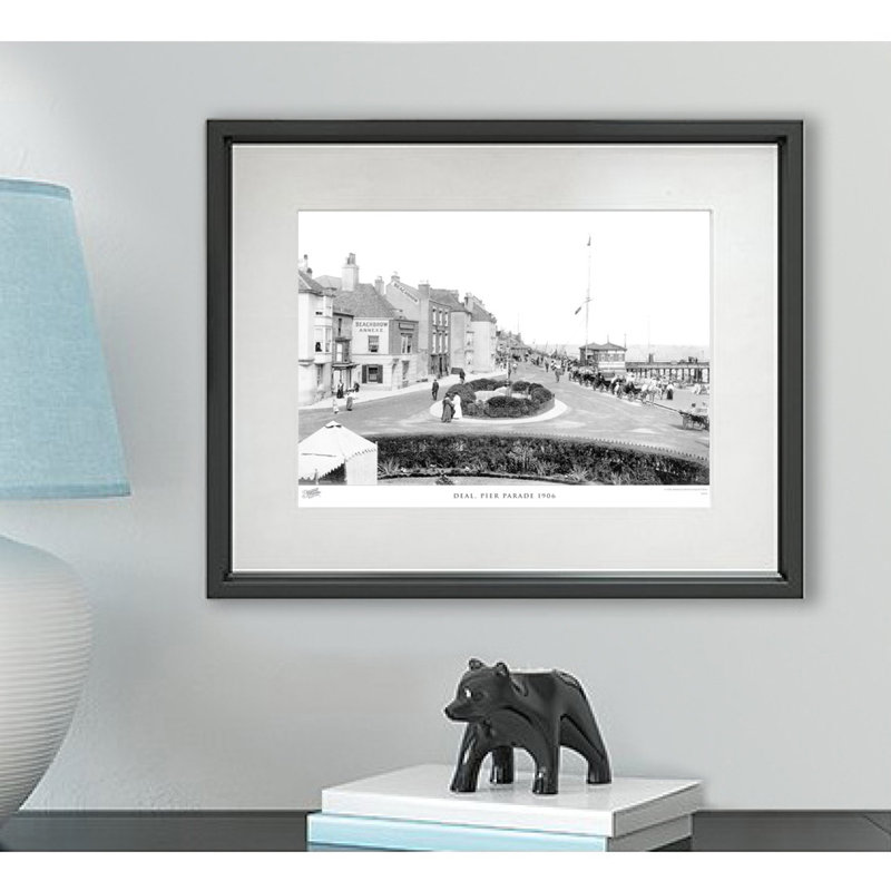 Deal, Pier Parade 1906 - Single Picture Frame Print, 28cm H x 36cm W x 2.3cm D
