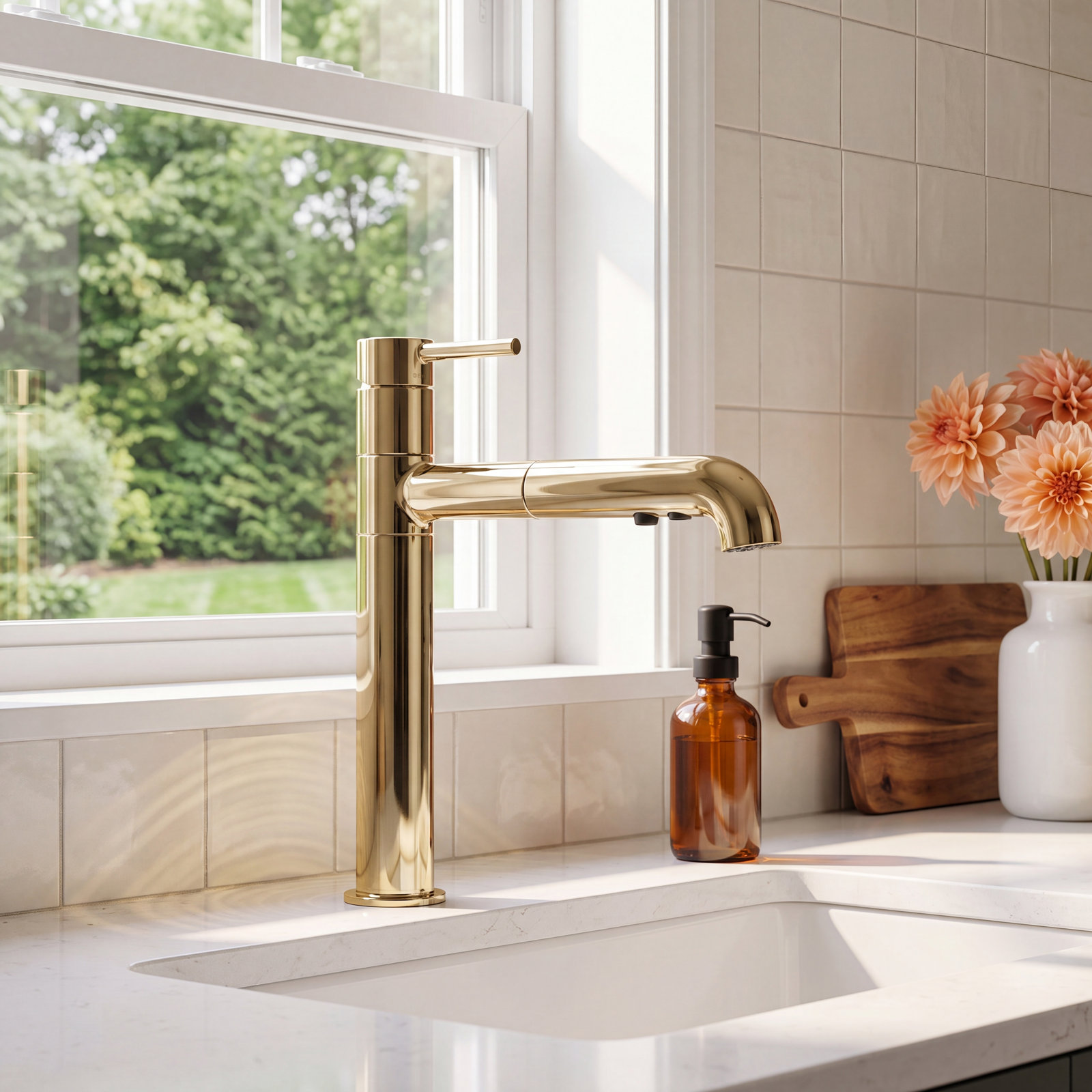 Trinsic Pull-Out Kitchen Faucet, Polished Nickel