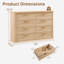 Fluted 8 Drawer Dresser-1679505382