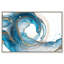 «Ocean Vortex II», impression sur toile encadrée bleue et dorée par Art Remedy, cadre noir, 45 x 30-297546873-297298913