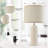 Mariestad Ceramic Table Lamp Set Nightstand Lamp Desk Lamp(bulbs Included)-1389083699-1389083696