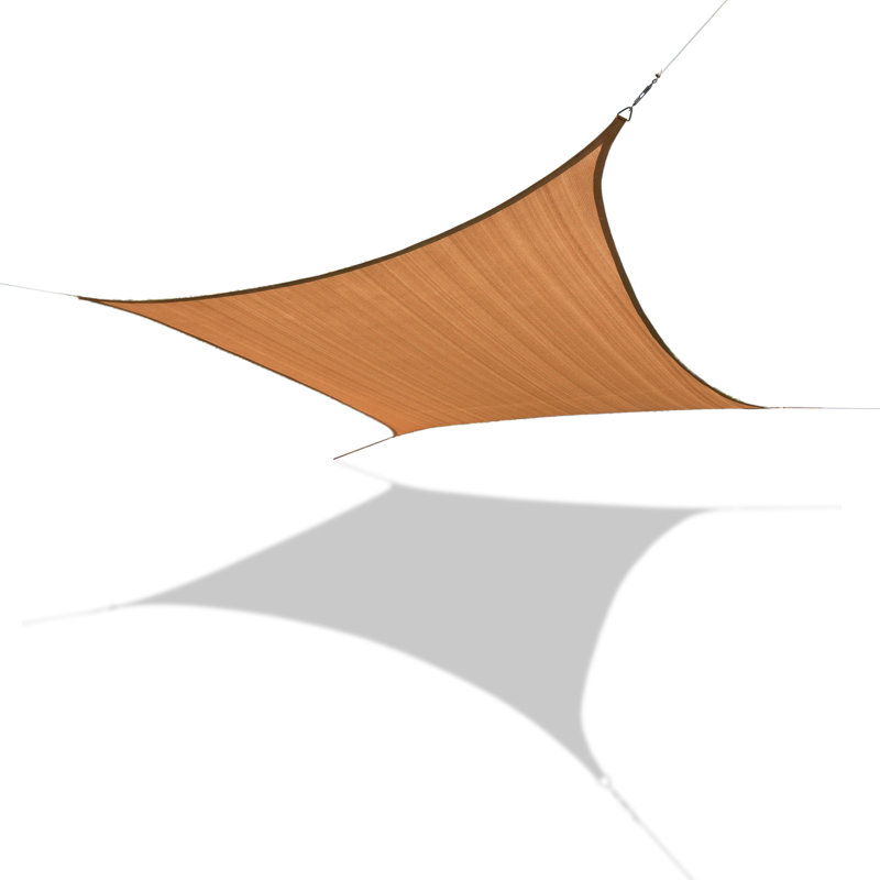 Voile d’ombrage carré 11 pi 10, Beige, 11 pi 10 po x 11 pi 10 po