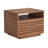 Slit Nightstand Walnut
