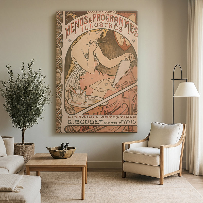 Les Menus & programmes illustrés, 40 po x 60 po