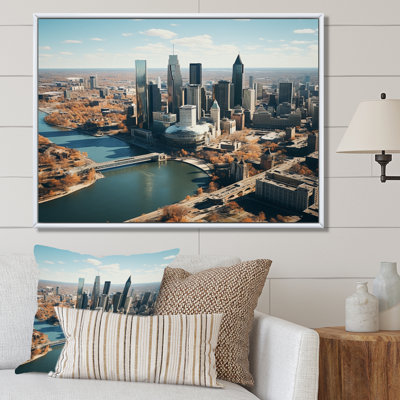 Detroit Motor City II - Detroit Framed Prints
