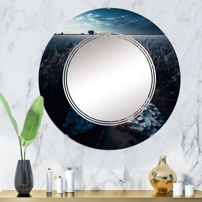 Miroir mural Osvalda, 32 po x 32 po