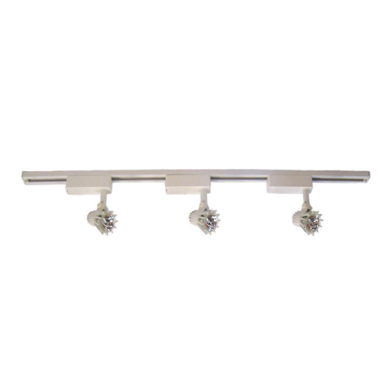 36'' 3 -Light Track Track Kit with Dimmable and Adjustable Head