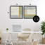 Geometric Boxes in Earth Tones 2pc Floating Frame Set, design by J:L Design-1823827591-1823827584