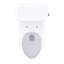 TOTO Glaston 1G Two-Piece Elongated 1.0 GPF Universal Height Toilet with Right-Hand Trip Lever and CEFIONTECT, Cotton White - CST472CUFRG#01-1588230566