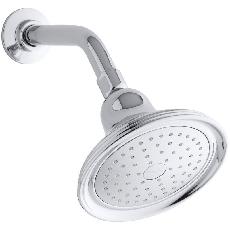 Devonshire 2.5 GPM Single-Function Wall-Mount Showerhead with Katalyst Air-Induction Spray