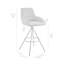 Tabouret de bar ou de bar en métal noir mat Davud-2024942826