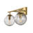 Dimmable Bathroom Vanity Lights With Clear Shade-1880891558