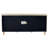Elliot Mid-Century Modern Chunky Headboard Upholstered Platform Bed with Solid Rubberwood Legs-601235930