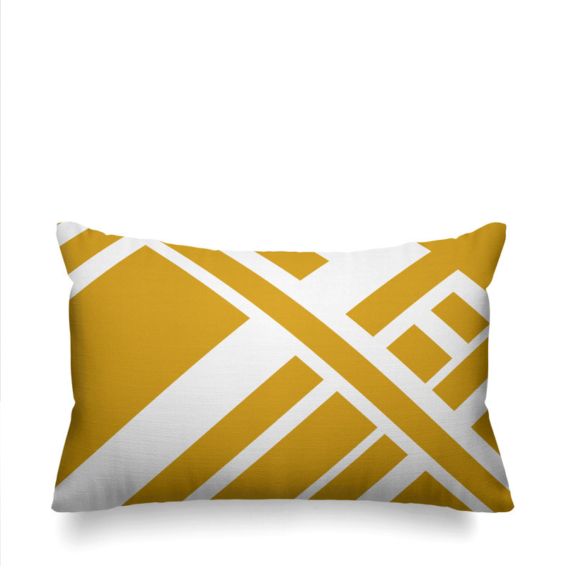 Coussin décoratif intérieur / extérieur Tranter, Jaune