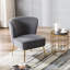 Chaise d'appoint en velours Tru-1276429201