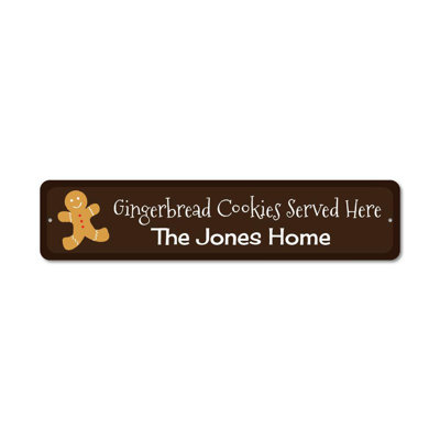 Plaque en aluminium Gingerbread Cookies