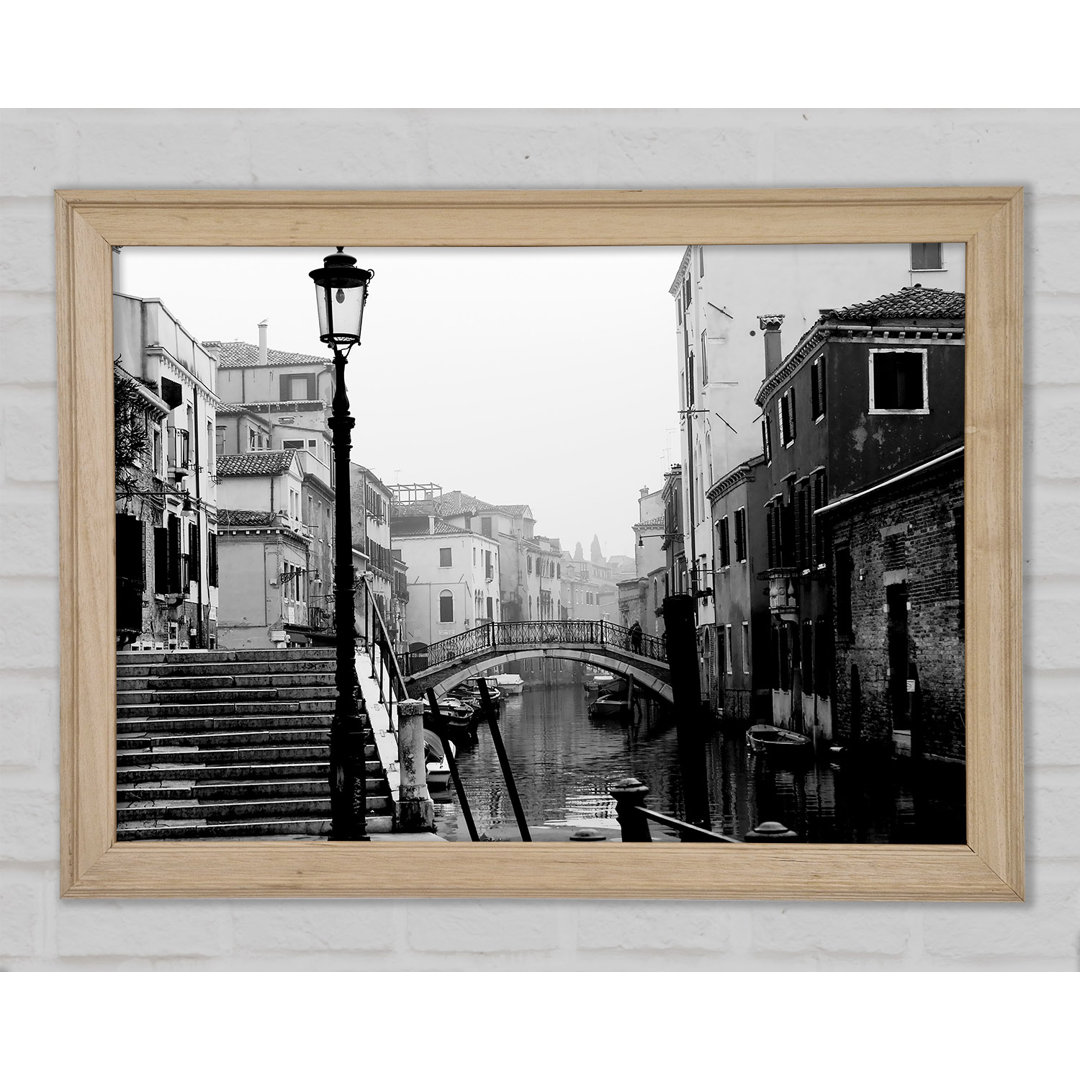 Venedig Retro B N W - Druck