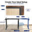 Electric Dual Motor Desk Frame-1257985737