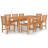 Singley Rectangular 9 - Piece 8 - Person 200Cm L Outdoor Table Set-2074004163