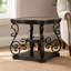 Table de bout - Merlot Bianca - 2 tablettes - plateau en verre
