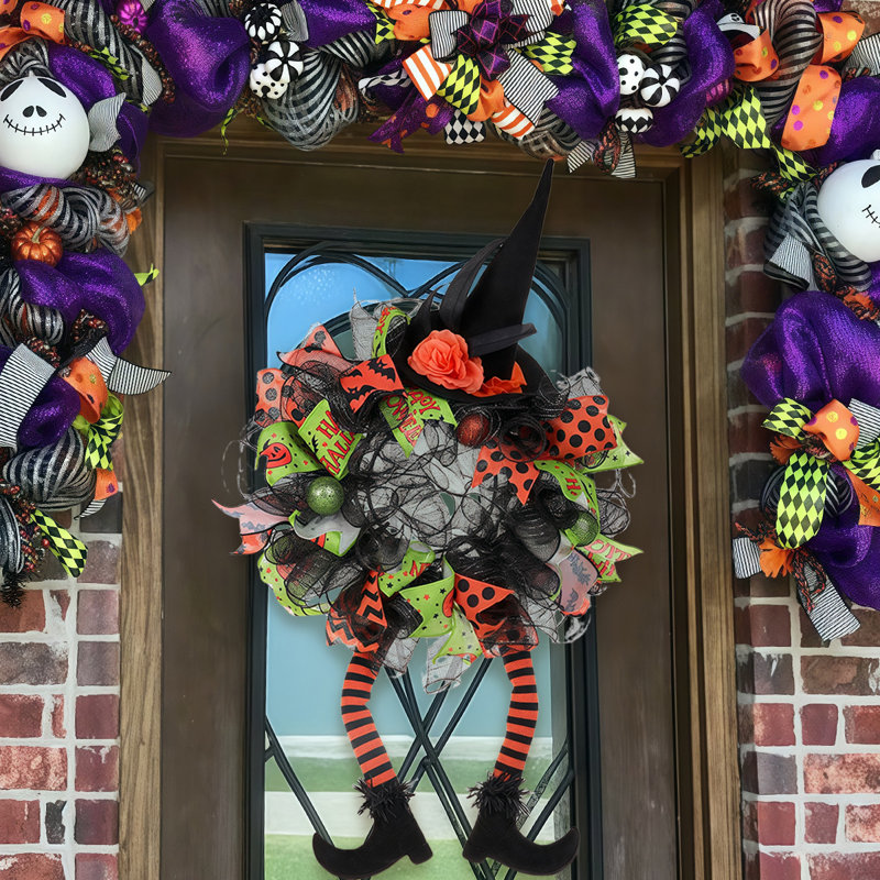 Witch's Charm 15.75 Halloween Wreath
