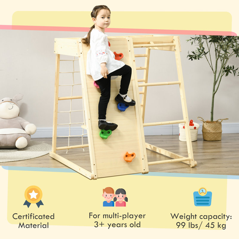 Qaba Plastic Swing Set with