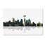 « seattle washington horizon » par marlene watson, impression sur toile tendue-15723090
