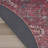 Machine Washable Oriental Red Area Rug-112557375