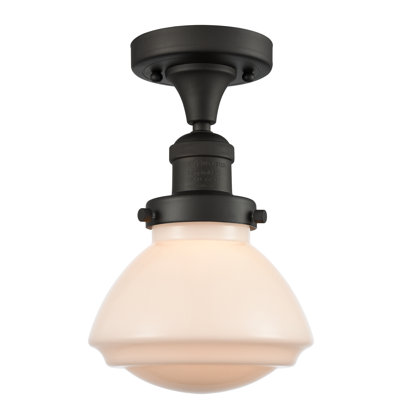 Plafonnier semi-encastré 1 lumière 6,75 po Chesterville