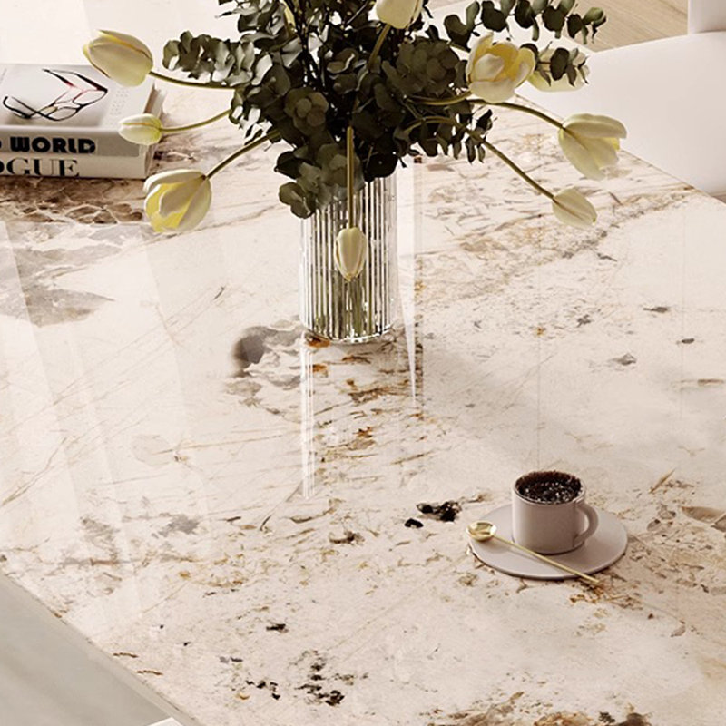 Combinaison de table et de chaise Light Luxury, H 29,9 po x L 62,9 po x l 31,4 po